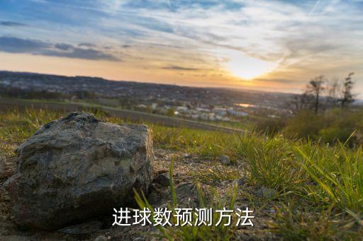  進球數(shù)預測方法