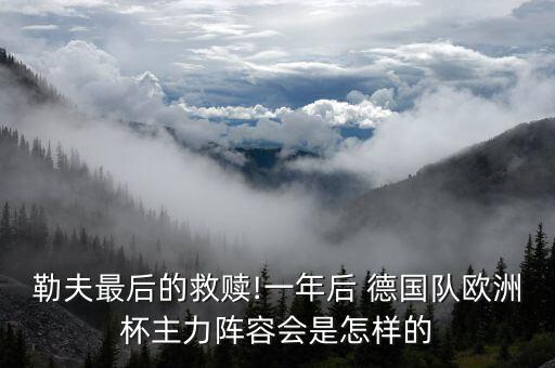 德國足球隊(duì)未來的局勢