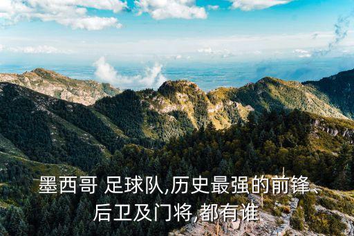  墨西哥 足球隊,歷史最強的前鋒、后衛(wèi)及門將,都有誰