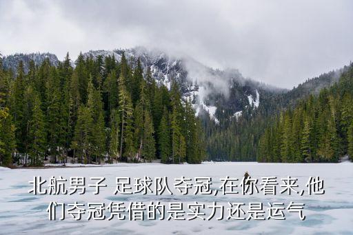北航男子 足球隊奪冠,在你看來,他們奪冠憑借的是實力還是運氣