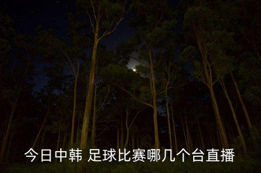 今日中韓 足球比賽哪幾個(gè)臺(tái)直播