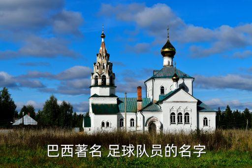 巴西著名 足球隊員的名字