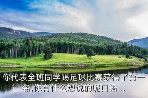 足球隊(duì)贏了祝賀的話,祝賀足球隊(duì)取得好成績(jī)