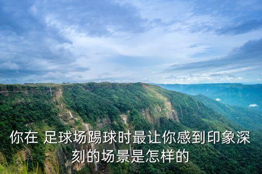 你在 足球場踢球時最讓你感到印象深刻的場景是怎樣的