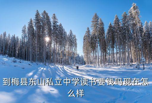 到梅縣東山私立中學(xué)讀書要錢嗎現(xiàn)在怎么樣