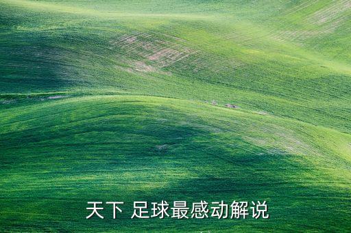  天下 足球最感動(dòng)解說(shuō)