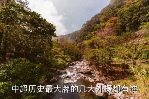 中超歷史最大牌的幾大外援都有誰