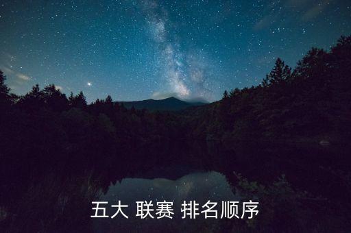 五大 聯(lián)賽 排名順序