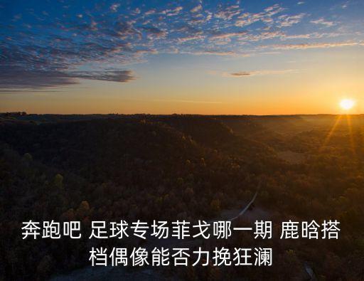 鹿晗足球明星賽的比賽時間