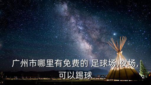 廣州市哪里有免費的 足球場,夜場,可以踢球