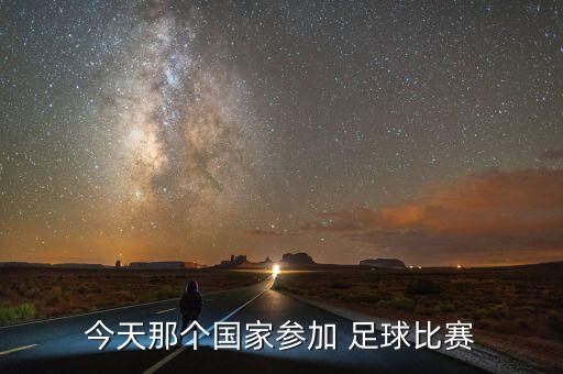 今天那個國家參加 足球比賽
