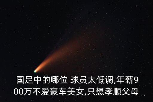  國(guó)足中的哪位 球員太低調(diào),年薪900萬(wàn)不愛(ài)豪車(chē)美女,只想孝順父母