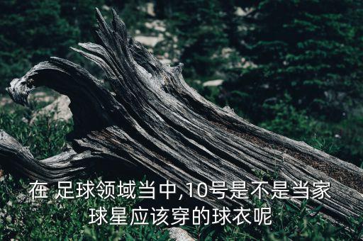 在 足球領域當中,10號是不是當家球星應該穿的球衣呢
