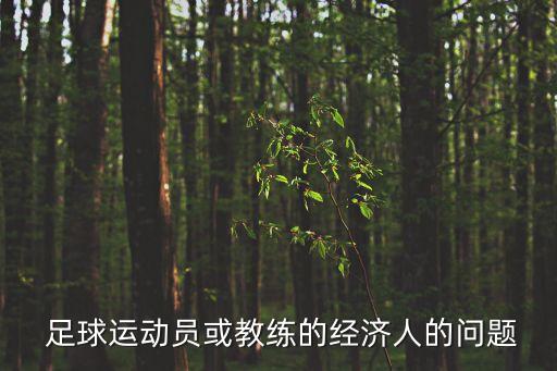  足球運動員或教練的經(jīng)濟人的問題