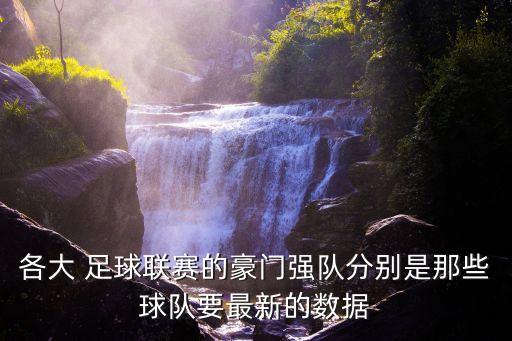 各大 足球聯(lián)賽的豪門(mén)強(qiáng)隊(duì)分別是那些球隊(duì)要最新的數(shù)據(jù)