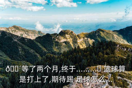 ?等了兩個(gè)月,終于………? 籃球算是打上了,期待踢 足球怎么...