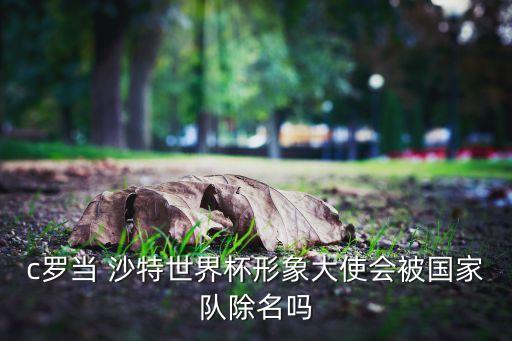 c羅當(dāng) 沙特世界杯形象大使會(huì)被國家隊(duì)除名嗎