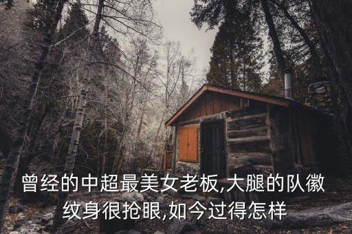 曾經(jīng)的中超最美女老板,大腿的隊徽 紋身很搶眼,如今過得怎樣