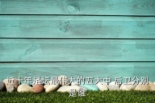近十年足壇最偉大的五大中 后衛(wèi)分別是誰(shuí)
