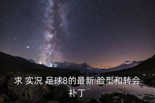 求 實況 足球8的最新 臉型和轉(zhuǎn)會補丁