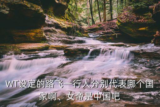 WT設定的路飛一行人分別代表哪個國家啊、女帝是中國吧