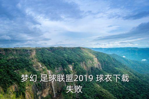  夢(mèng)幻 足球聯(lián)盟2019 球衣下載失敗