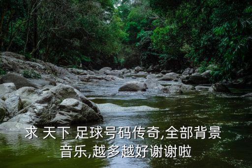 求 天下 足球號(hào)碼傳奇,全部背景 音樂,越多越好謝謝啦