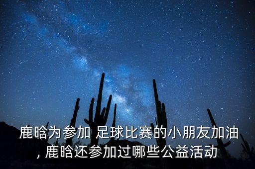足球鹿晗,鹿晗是足球二級運動員嗎