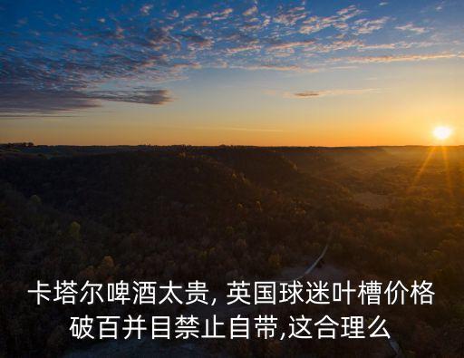 卡塔爾啤酒太貴, 英國球迷葉槽價格破百并目禁止自帶,這合理么