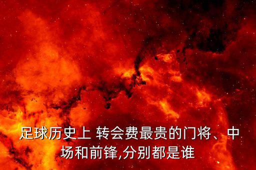  足球歷史上 轉(zhuǎn)會費最貴的門將、中場和前鋒,分別都是誰