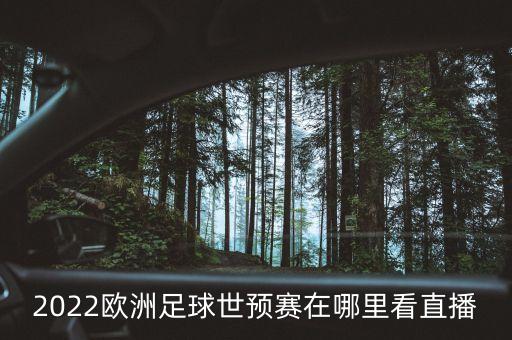 2022歐洲足球世預(yù)賽在哪里看直播