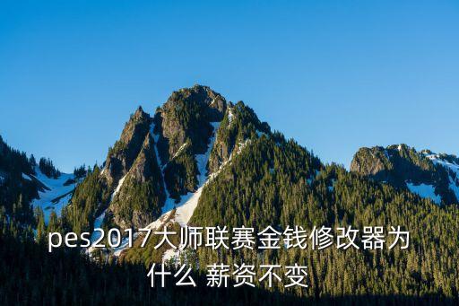 實(shí)況足球2017 薪資