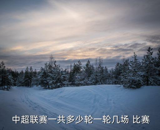  中超聯(lián)賽一共多少輪一輪幾場(chǎng) 比賽