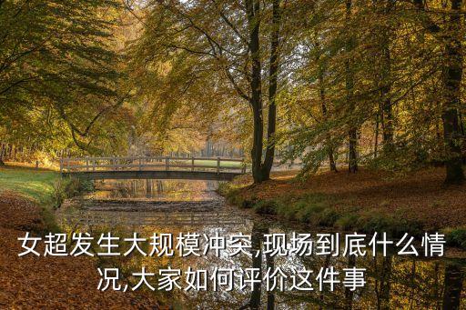 女超發(fā)生大規(guī)模沖突,現(xiàn)場(chǎng)到底什么情況,大家如何評(píng)價(jià)這件事