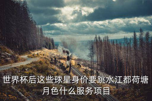 世界杯后這些球星身價要跳水江都荷塘月色什么服務項目