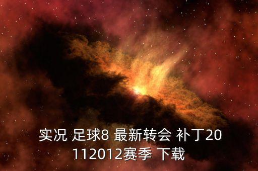  實(shí)況 足球8 最新轉(zhuǎn)會(huì) 補(bǔ)丁20112012賽季 下載