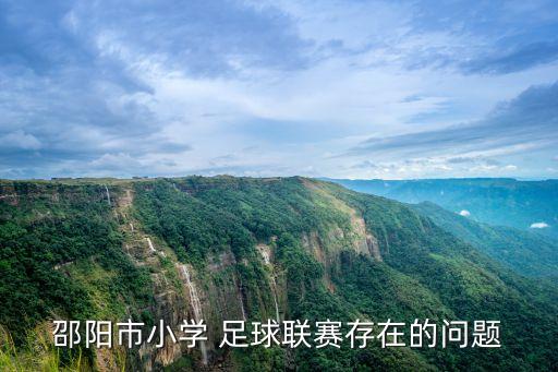 邵陽(yáng)市小學(xué) 足球聯(lián)賽存在的問(wèn)題