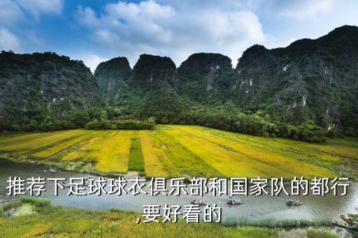 推薦下足球球衣俱樂部和國家隊的都行,要好看的