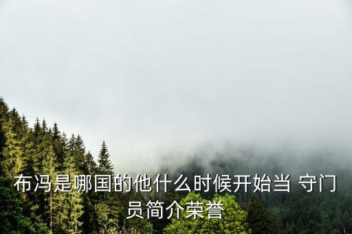 布馮是哪國的他什么時候開始當(dāng) 守門員簡介榮譽
