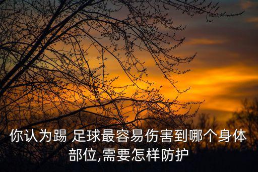 你認(rèn)為踢 足球最容易傷害到哪個(gè)身體部位,需要怎樣防護(hù)