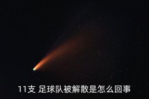 11支 足球隊被解散是怎么回事