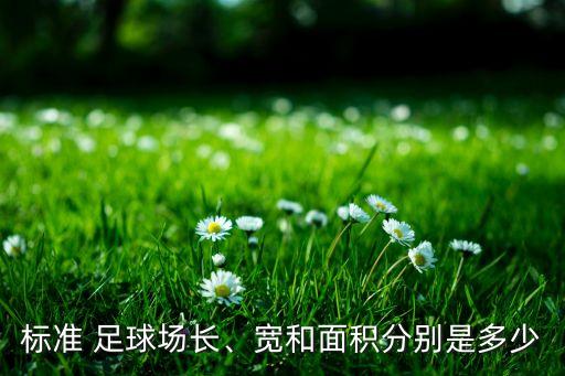 標準 足球場長、寬和面積分別是多少