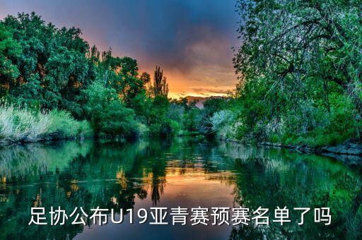 足協(xié)公布U19亞青賽預賽名單了嗎