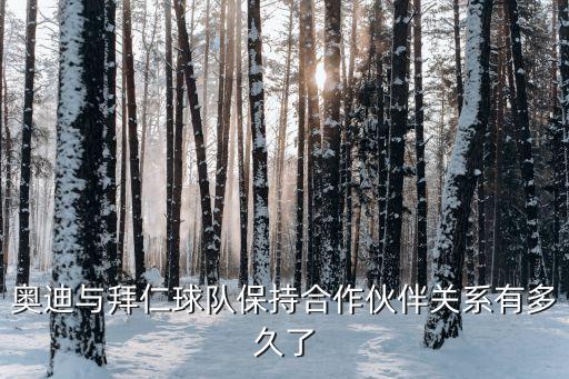奧迪與拜仁球隊保持合作伙伴關(guān)系有多久了