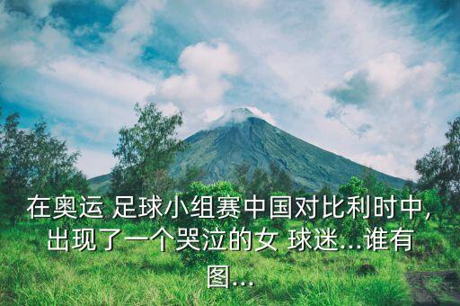 在奧運(yùn) 足球小組賽中國(guó)對(duì)比利時(shí)中,出現(xiàn)了一個(gè)哭泣的女 球迷...誰(shuí)有圖...
