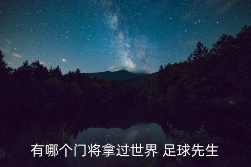 有哪個門將拿過世界 足球先生