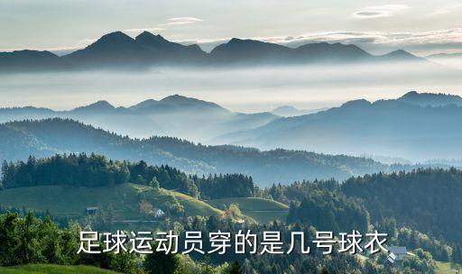  足球運動員穿的是幾號球衣