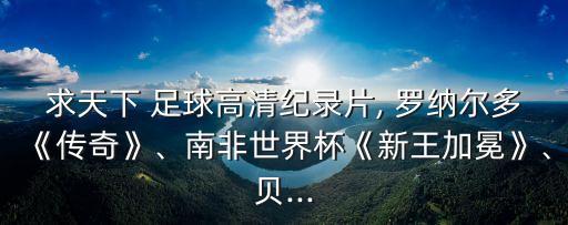 鄭州羅納爾多足球?qū)W院,足球:從羅納爾多大禮包開始