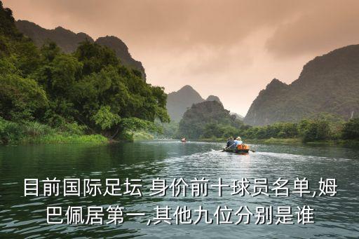 目前國際足壇 身價前十球員名單,姆巴佩居第一,其他九位分別是誰