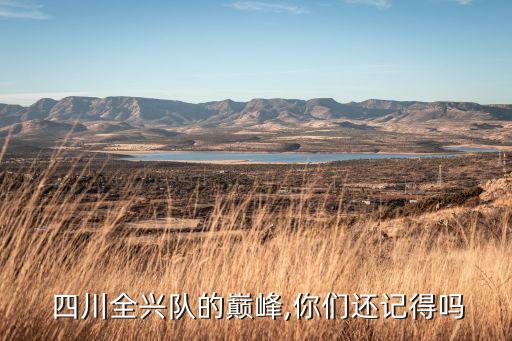  四川全興隊(duì)的巔峰,你們還記得嗎